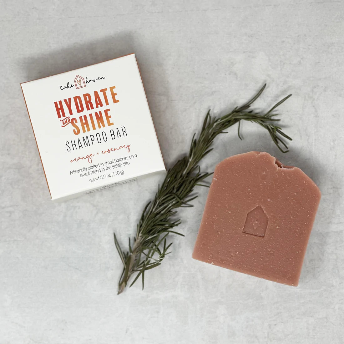 Hydrate and Shine Shampoo Bar | Orange, Rosemary