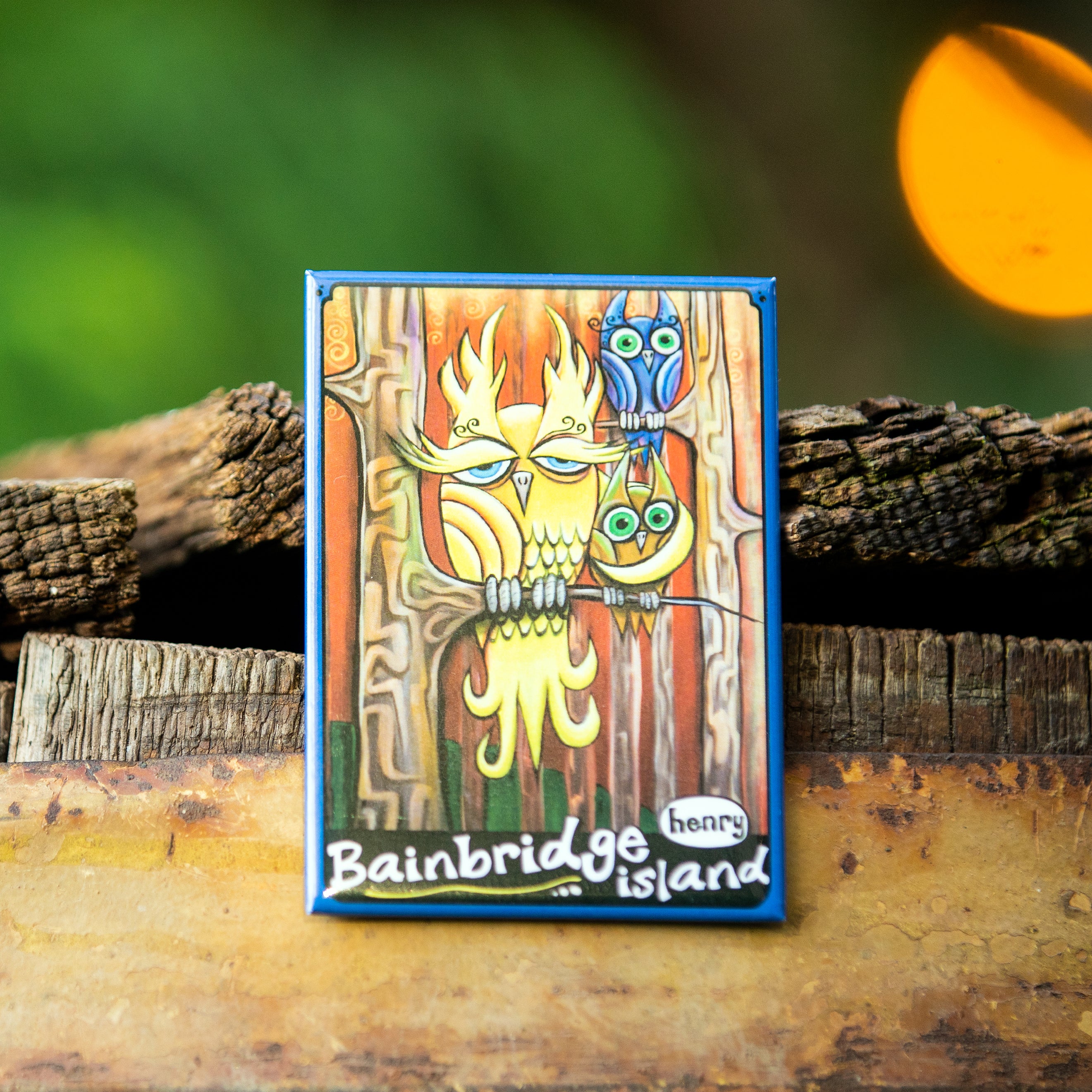 Bainbridge Island Henry Owls Magnet