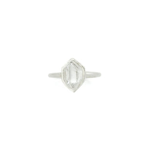 Herkimer Diamond + Sterling Silver Glacier Ring
