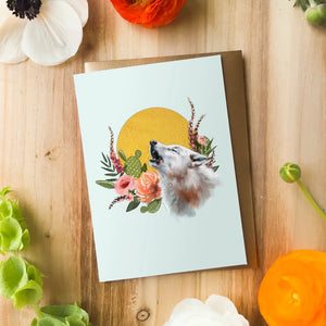 Howling Wolf | Greeting Card