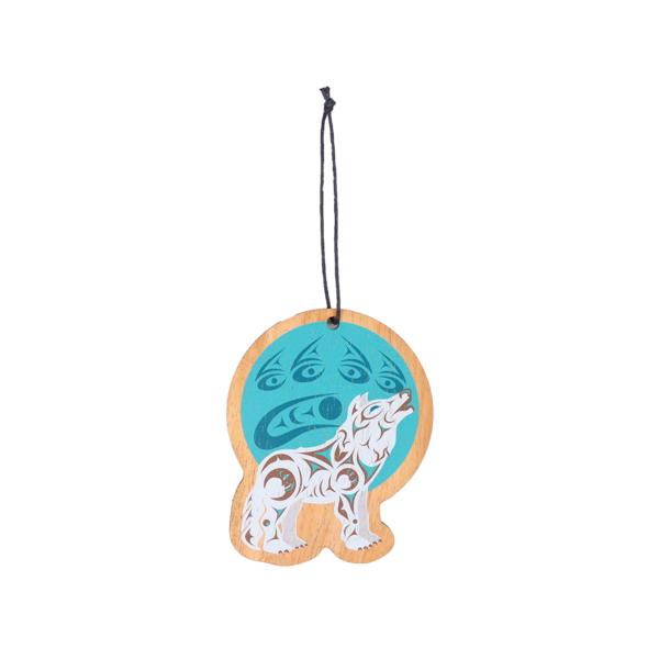 Howling Wolf Ornament | Darrell Thorne