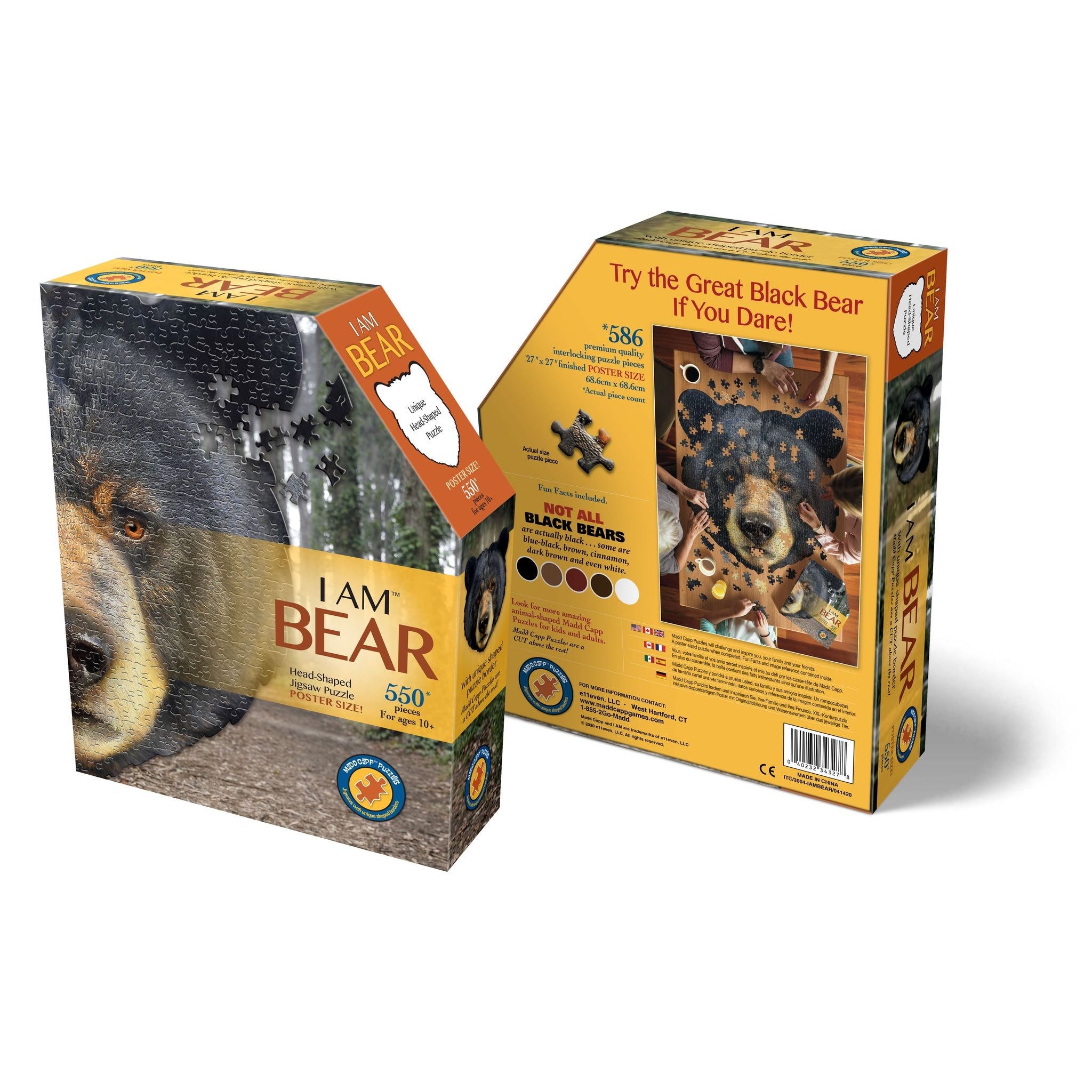 I Am Bear 550 Piece Puzzle by Madd Capp