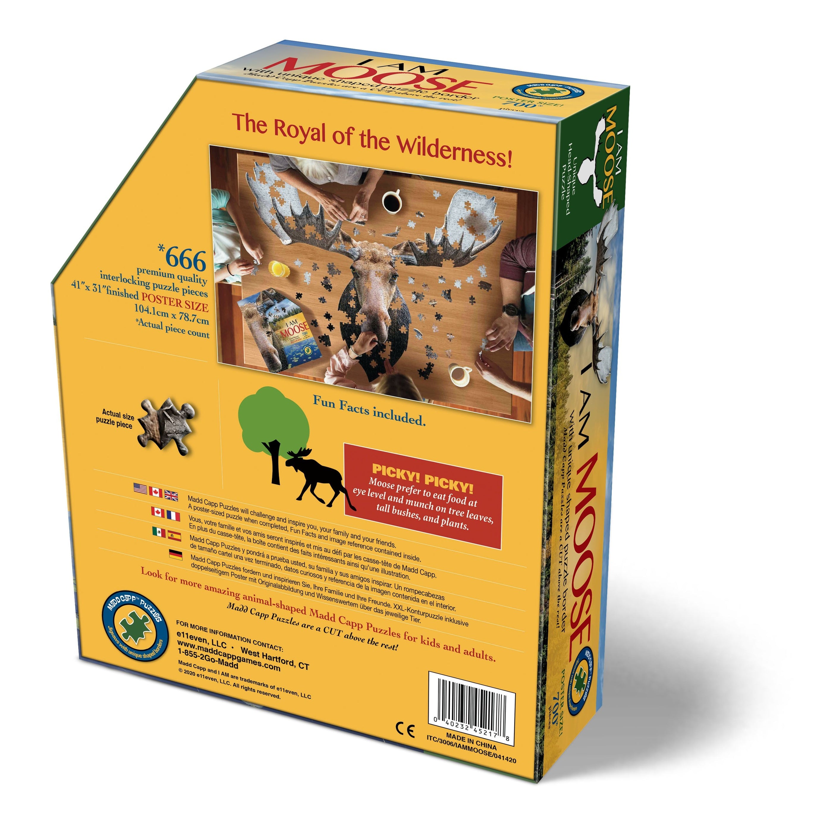 Moose Display 700 Piece Puzzle by Madd Capp