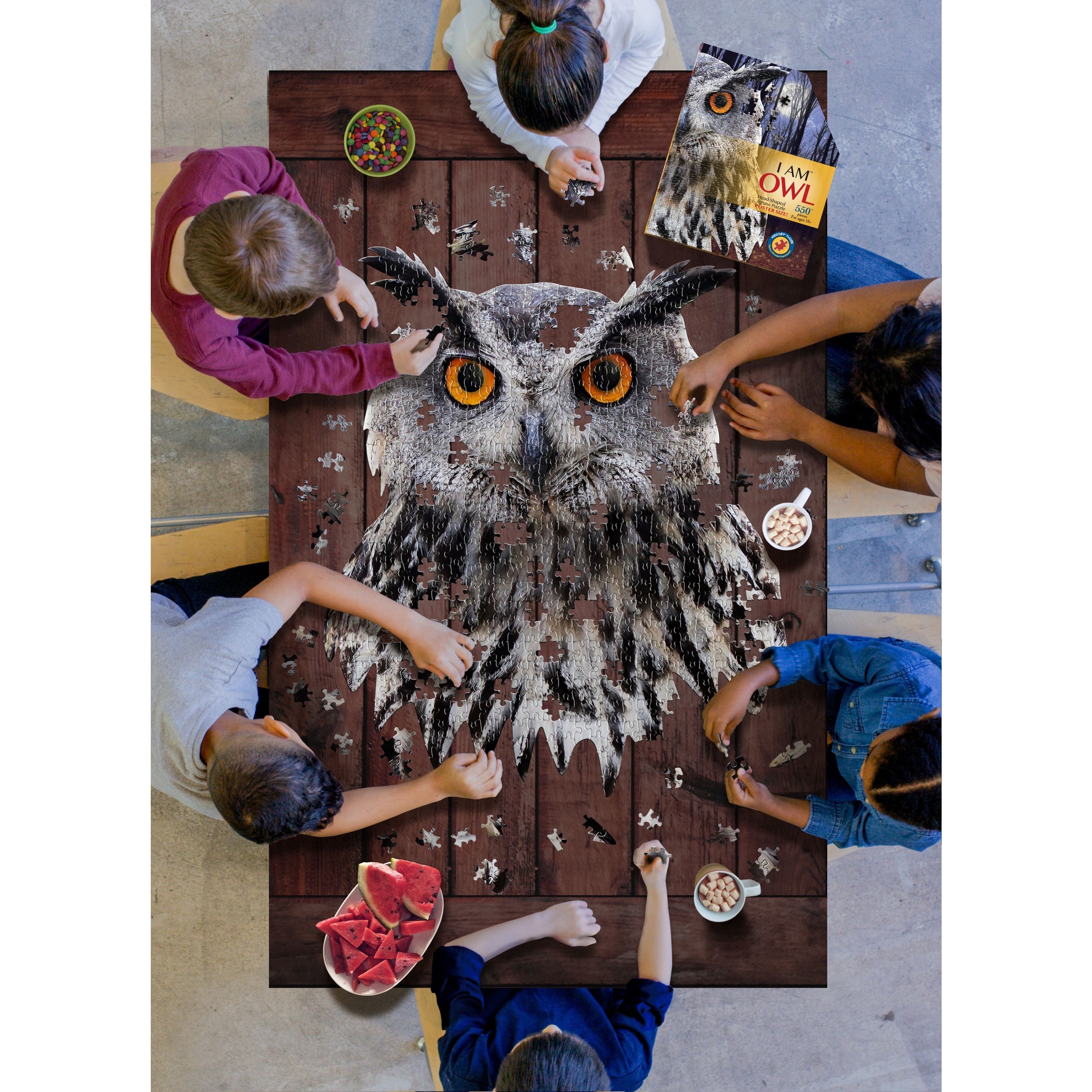 I Am Owl 550 Piece Puzzle by Madd Capp