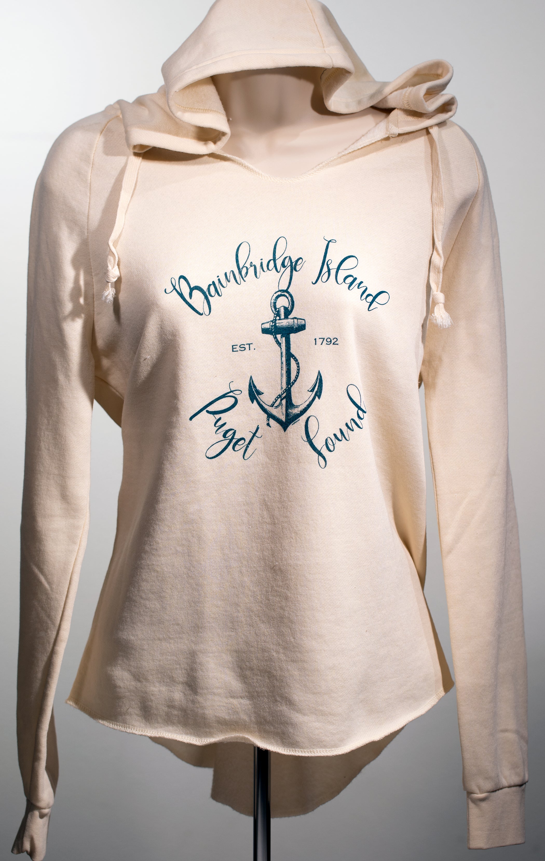 Bainbridge Island Hoodie - Puget Sound (Ivory)