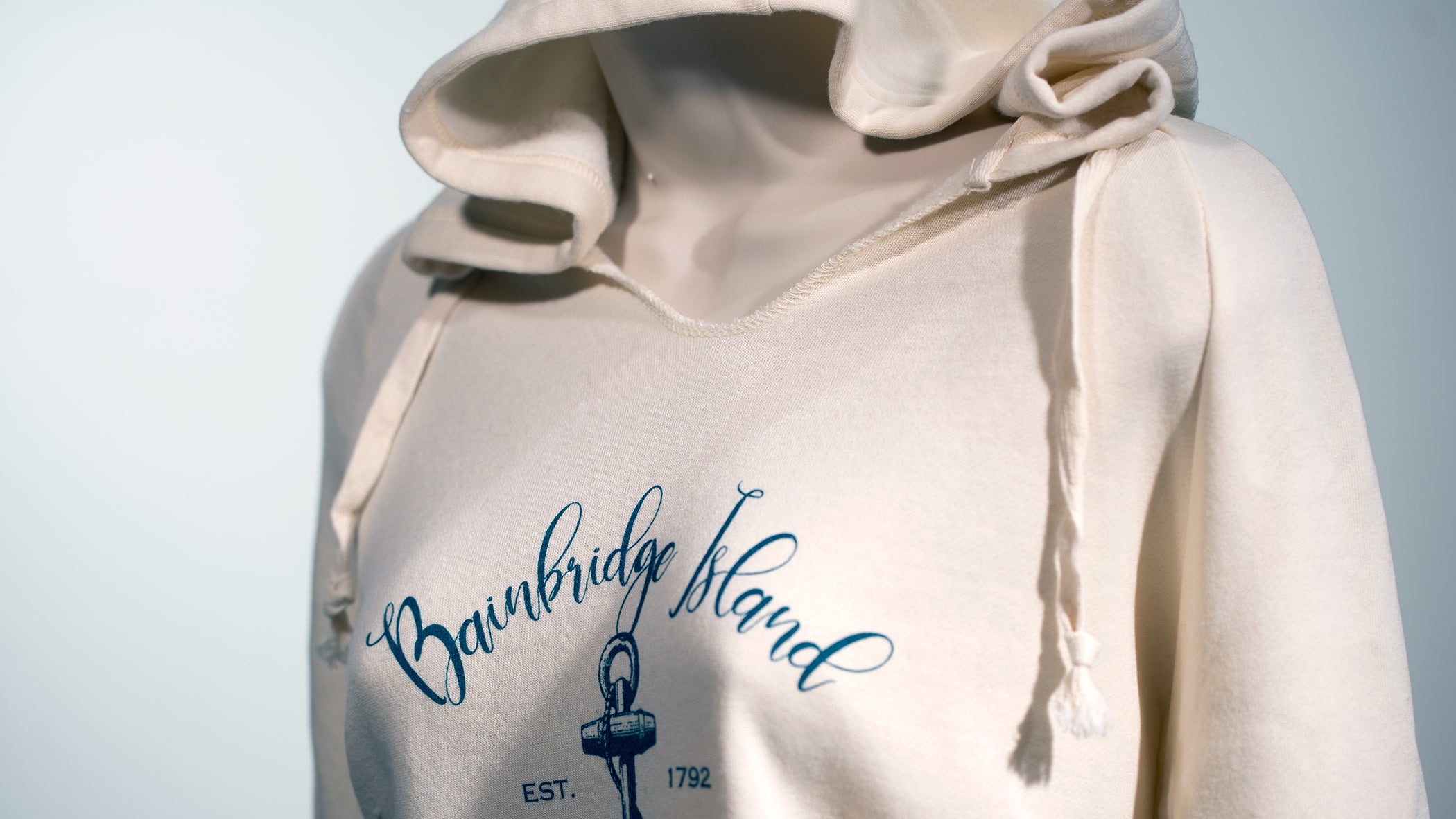Bainbridge Island Hoodie - Puget Sound (Ivory)