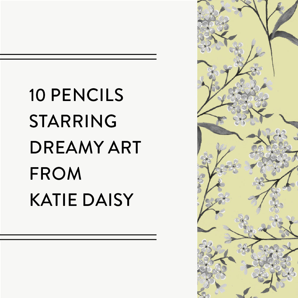 Moon Flower - 10 Graphite Pencils (PRE ORDER)