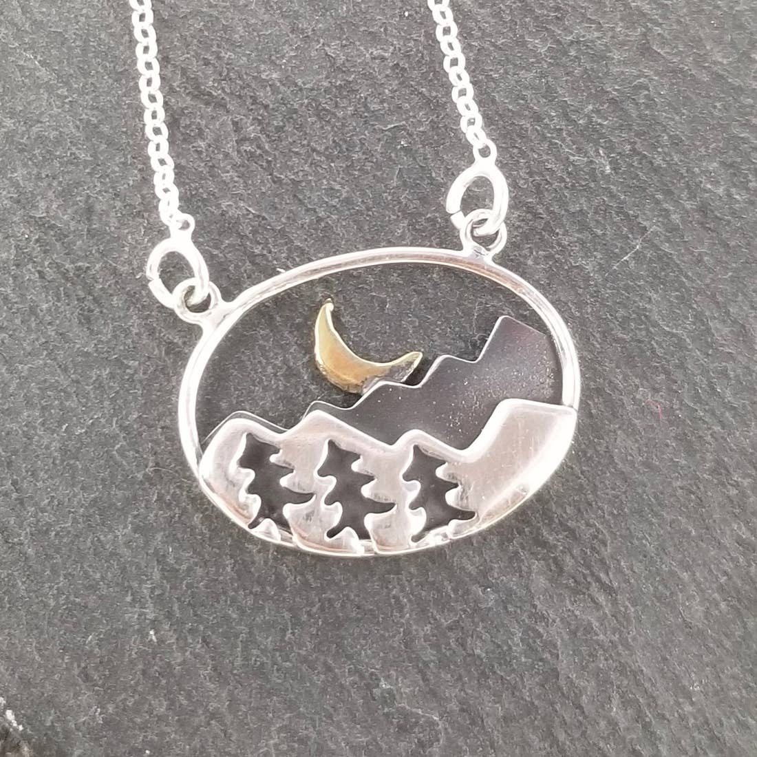 Landscape Bunting Necklace