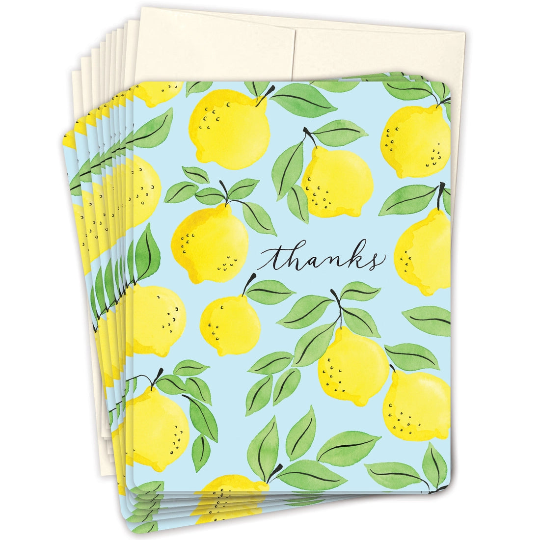 Lemons Boxed Thank You Cards - Set of 10