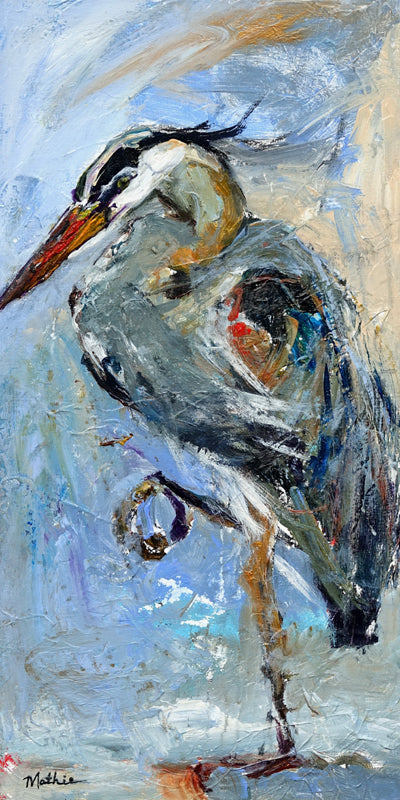 "Lounging On One Leg" - Christopher Mathie Fine Art