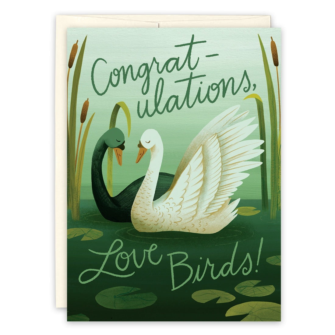 Love Birds Wedding Card