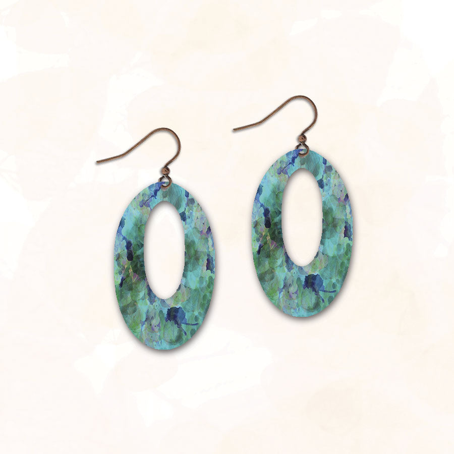 ME56OE - Illustrated Light - Abstract Earring