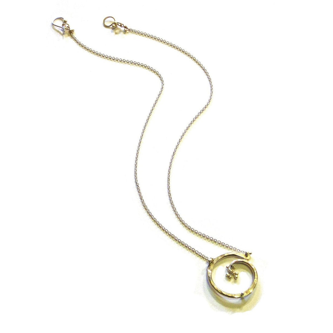 Medium Circle of Life with Caviar Necklace
