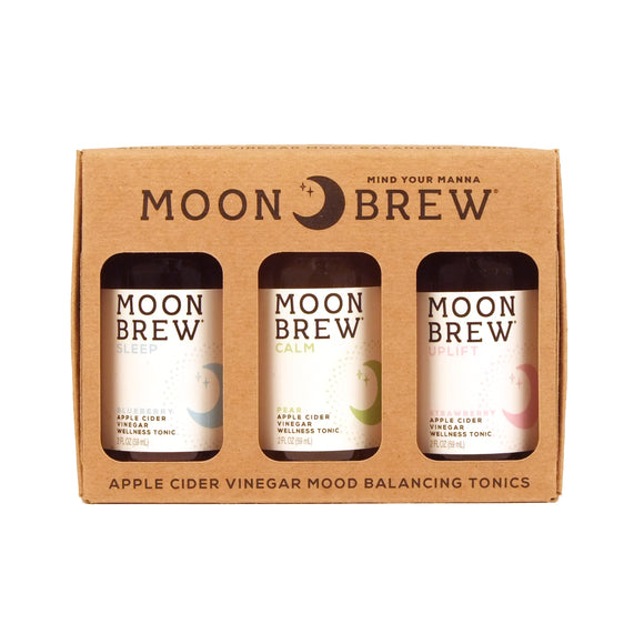 Moon Brew | 2 oz Sampler Set | ACV Mood Balancing Tonic