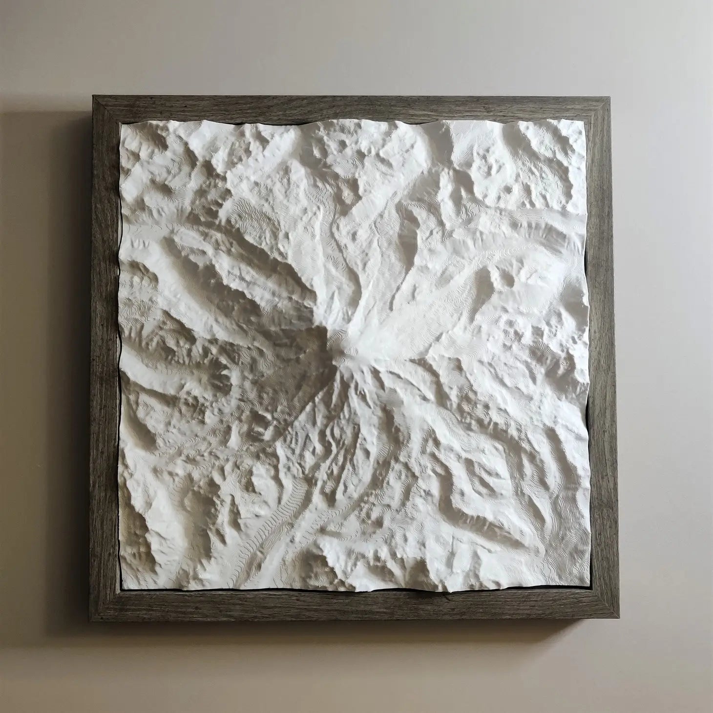 Mount Rainier | 3D Topographical Wall Art