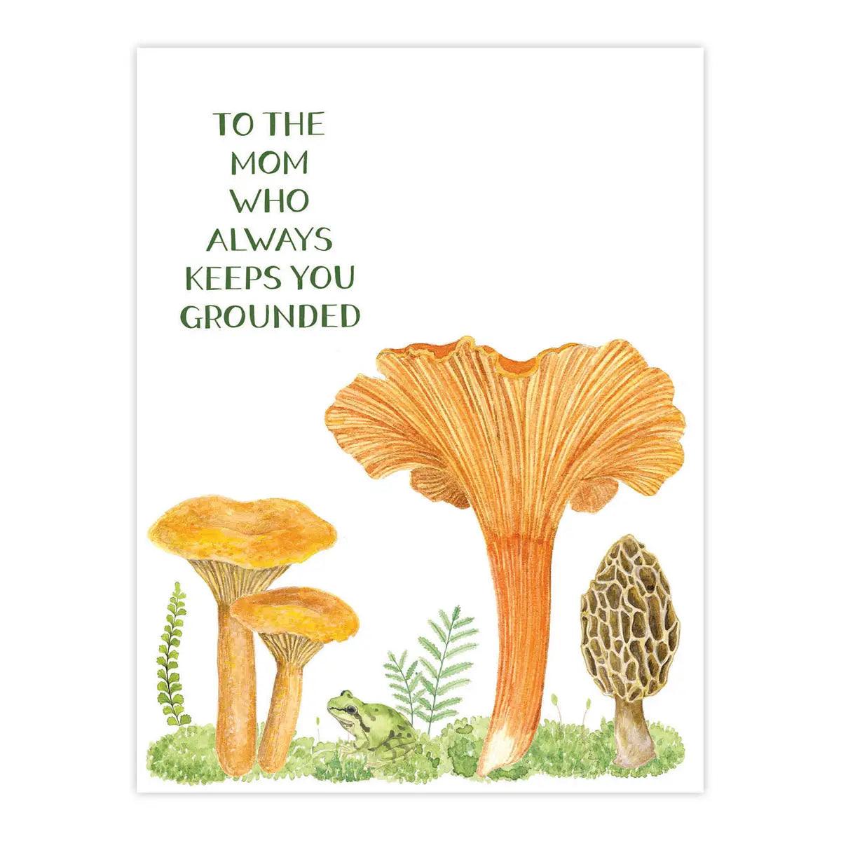 Mushroom Mother's Day Card - Watercolor Greeting Card