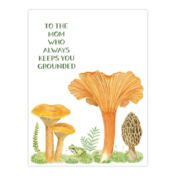 Mushroom Mother's Day Card - Watercolor Greeting Card
