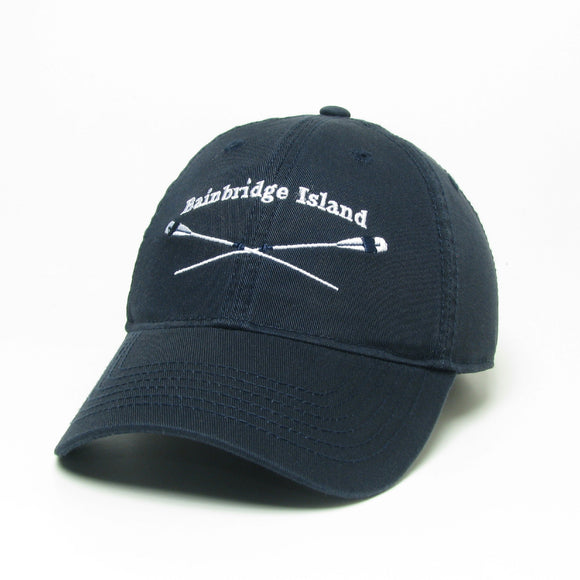Bainbridge Island Embroidered Hat Oars| Navy