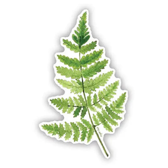 Oak Fern Sticker - Watercolor Cottagecore Fern Sticker