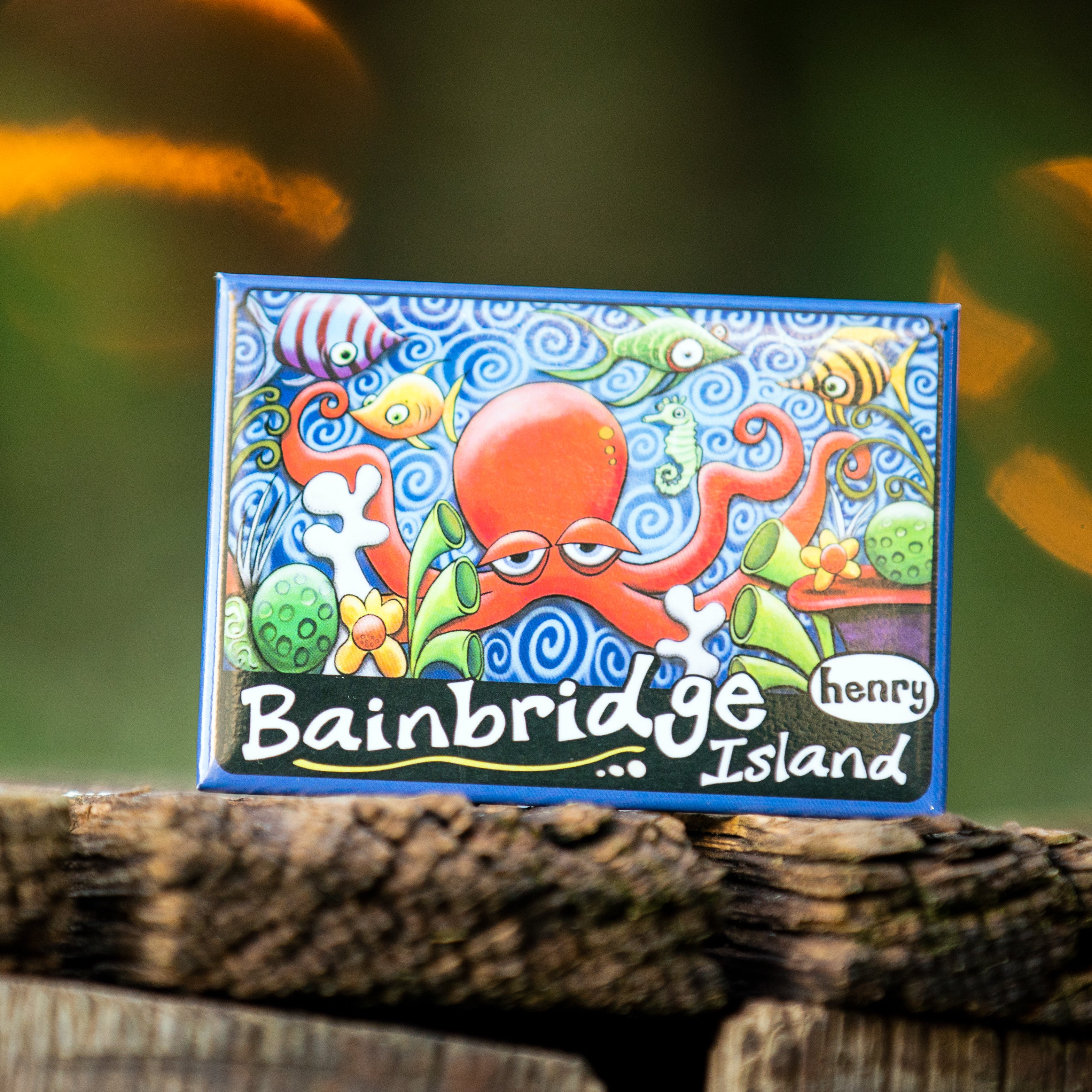 Bainbridge Island Octopus Magnet