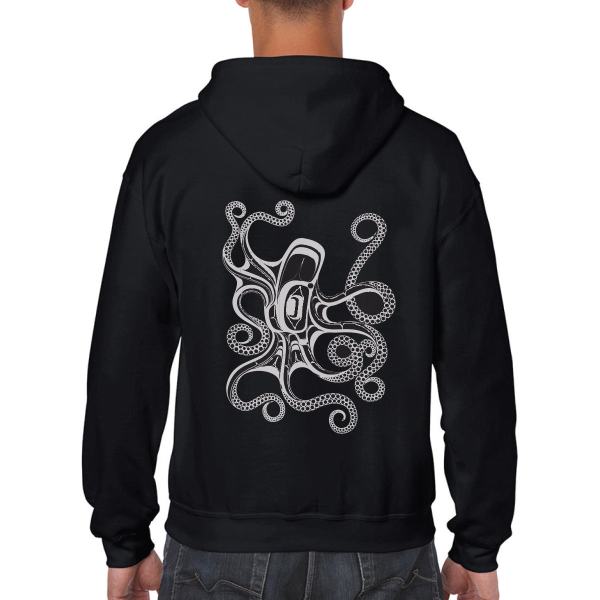 Octopus Zippered Hoodie
