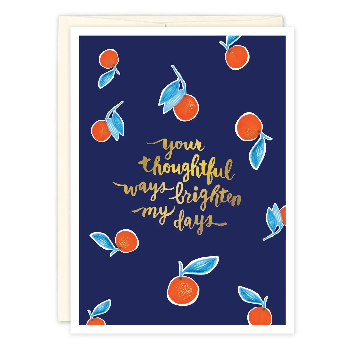Oranges Thank You Card