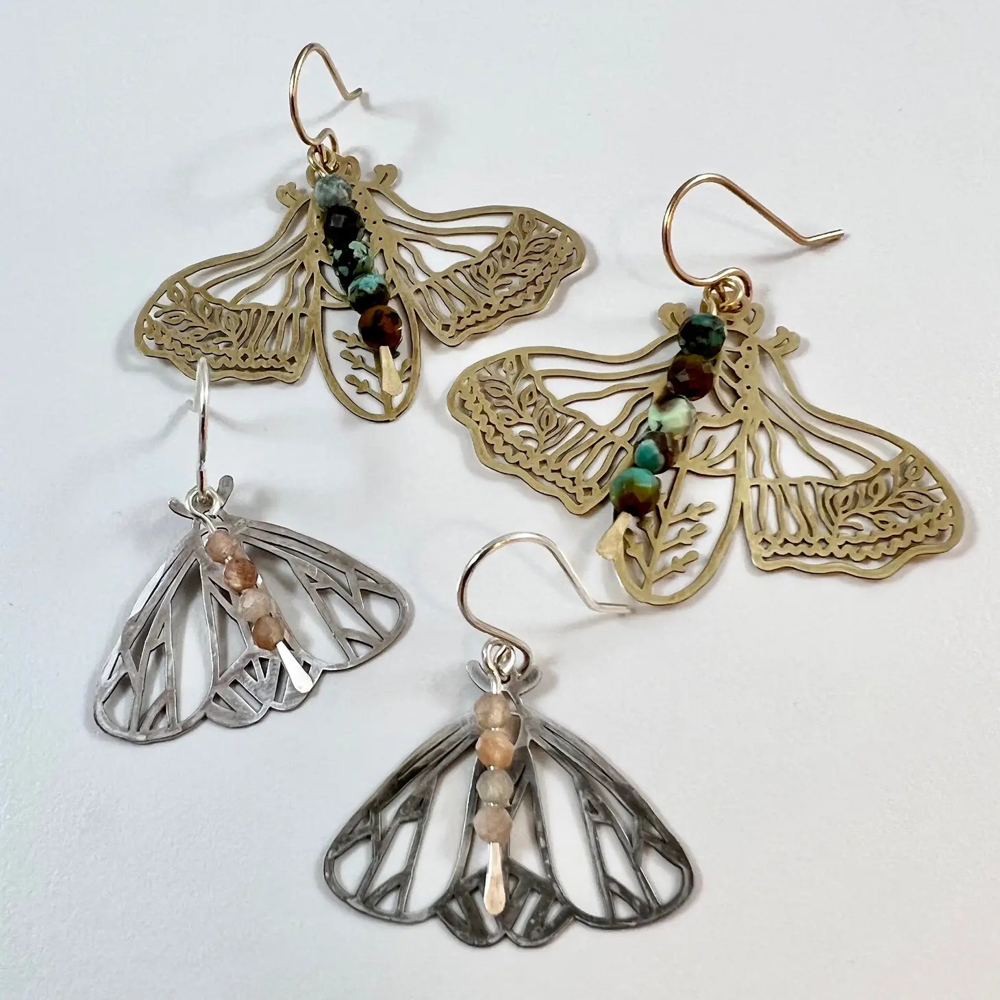 Peppered Moth Earrings