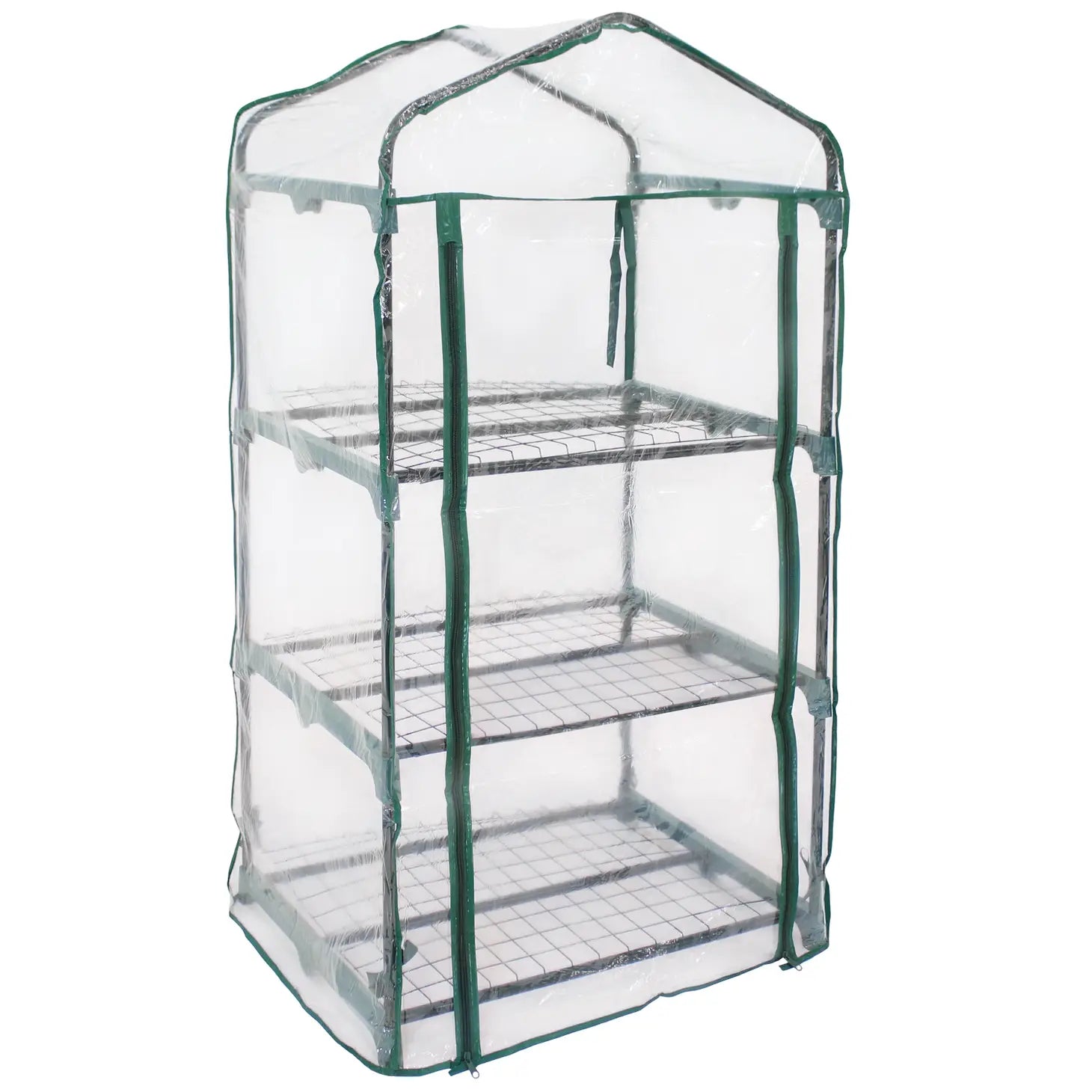 Portable 3-Tier Mini Greenhouse for Outdoors - Clear