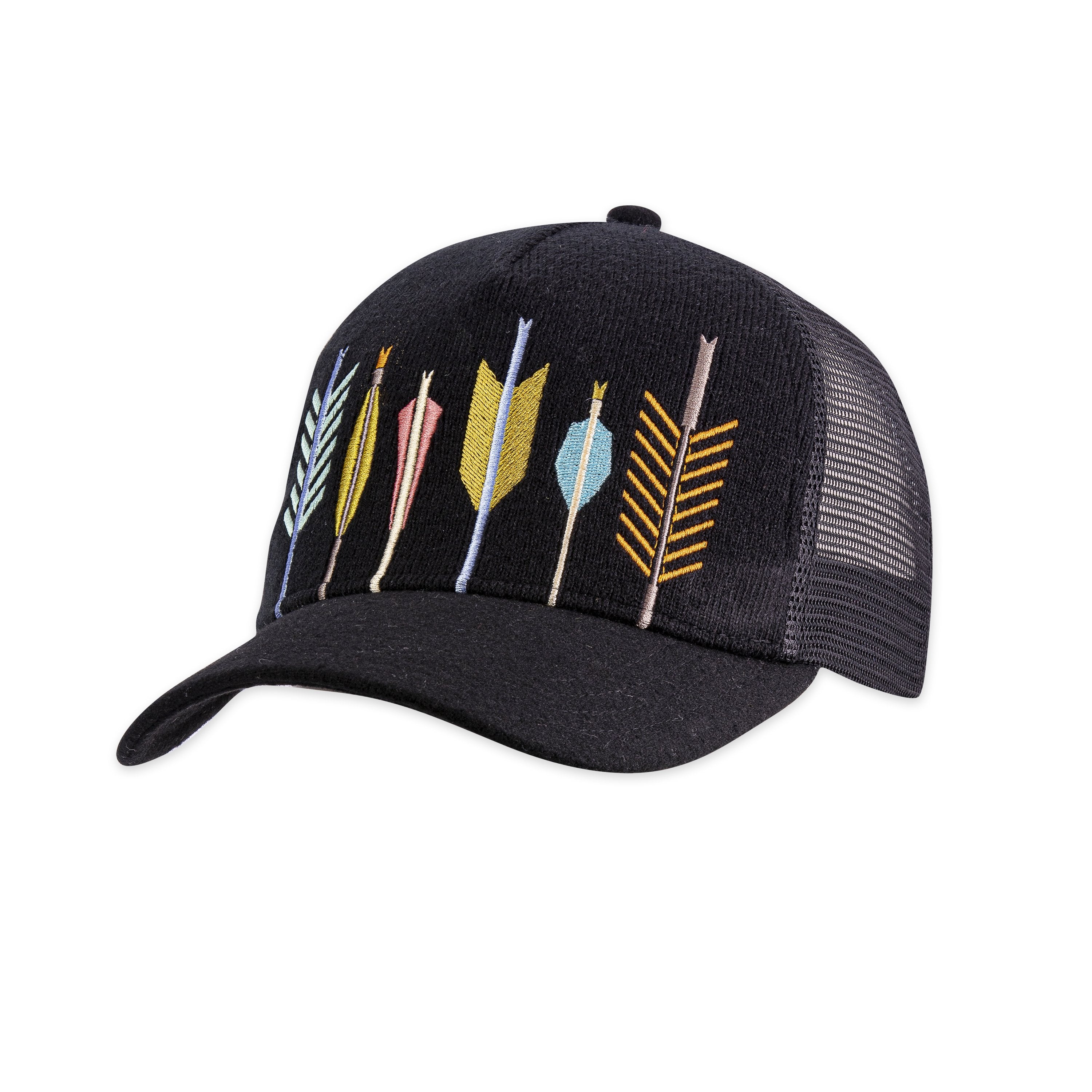 Quiver Trucker Hat Black