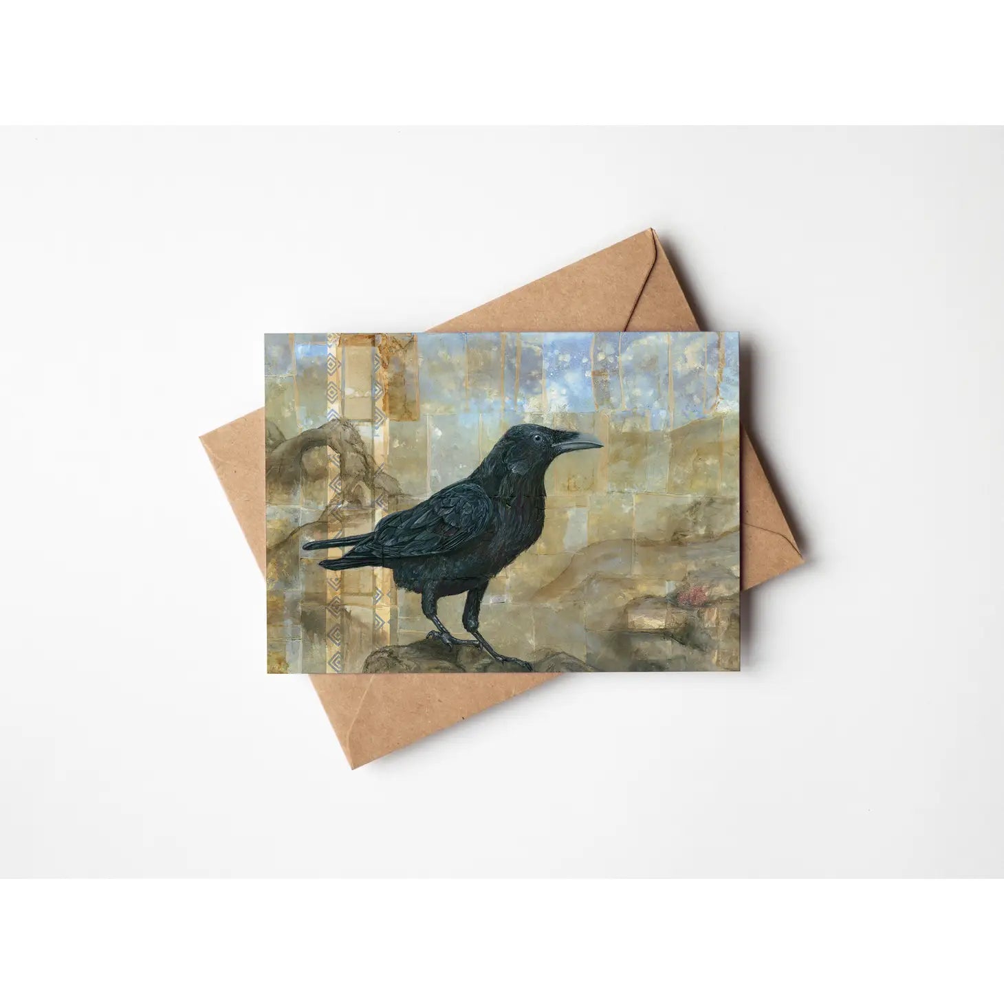 Desert, Raven 5x7 Greeting Card
