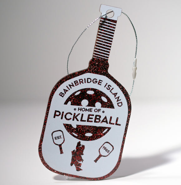 Sparkle Pickleball Ornament