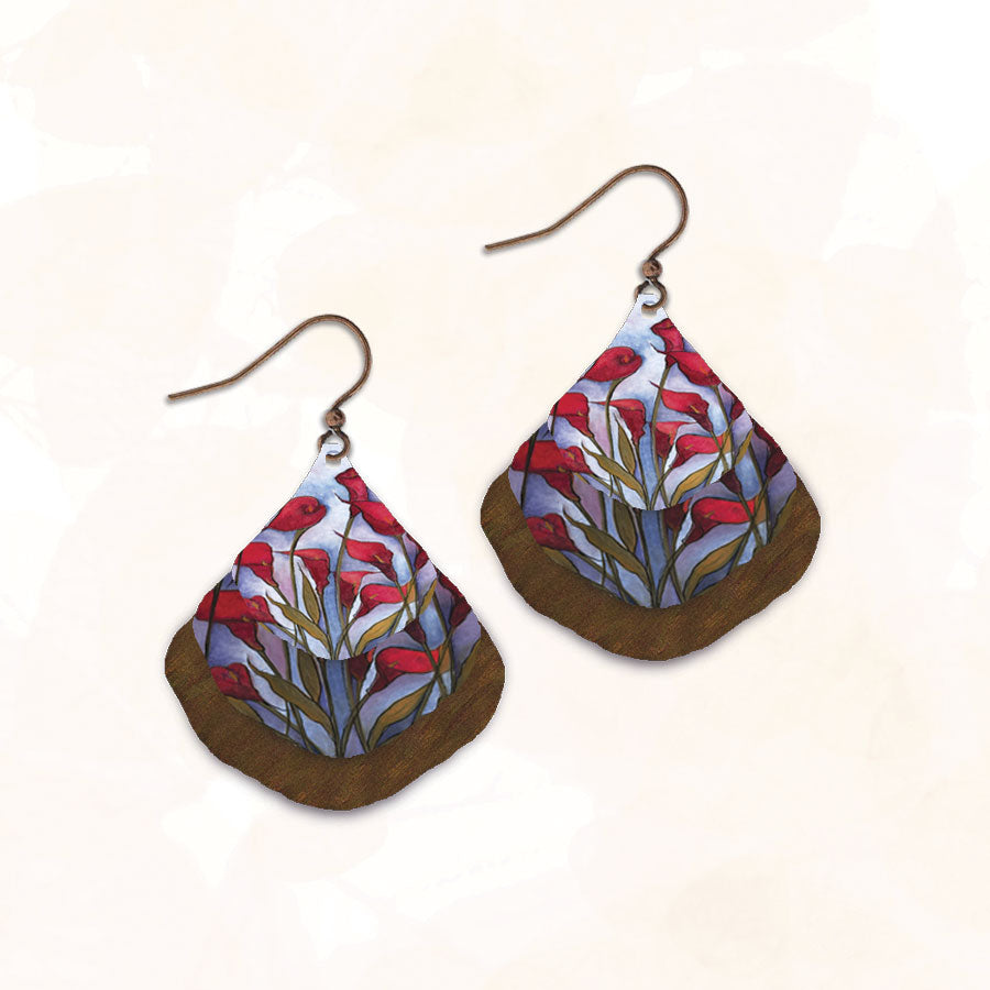 SH04GE - Illustrated Light - Abstract Earring