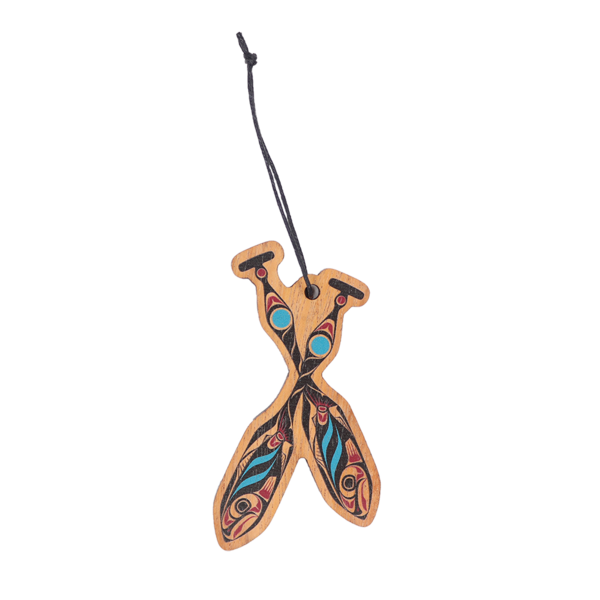 Salmon Paddles Ornament | Paul Windsor