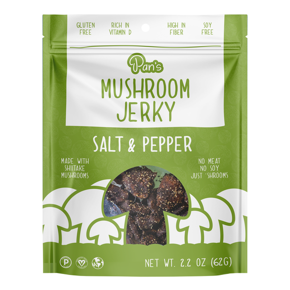 Mushroom Jerky - Salt & Pepper