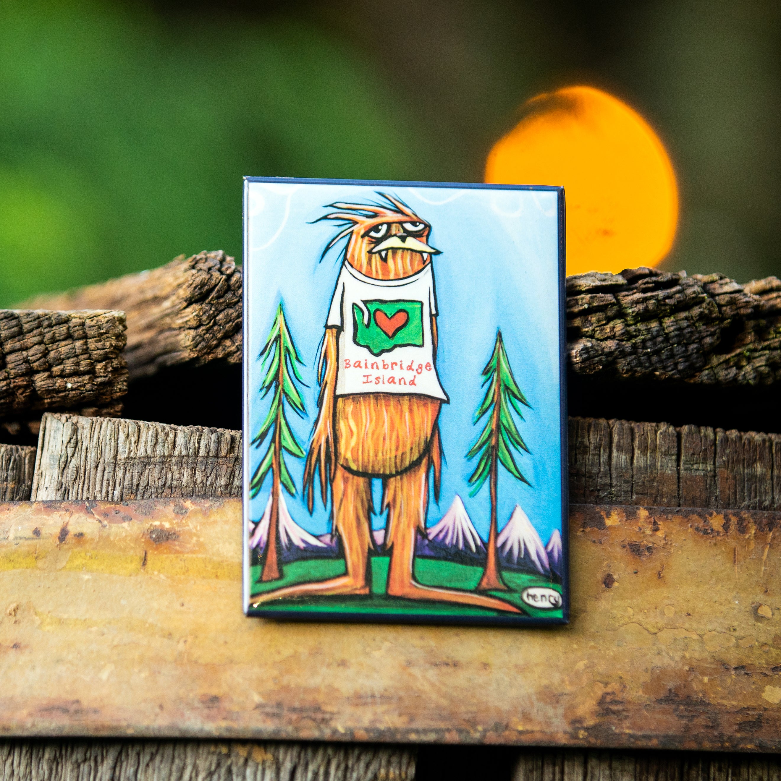 Bainbridge Island Sasquatch Is Big In Washington Magnet