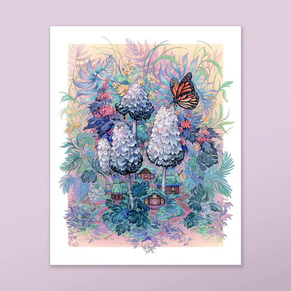 Shaggy Inkcaps - Fine Art Print