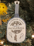Sparkle Pickleball Ornament