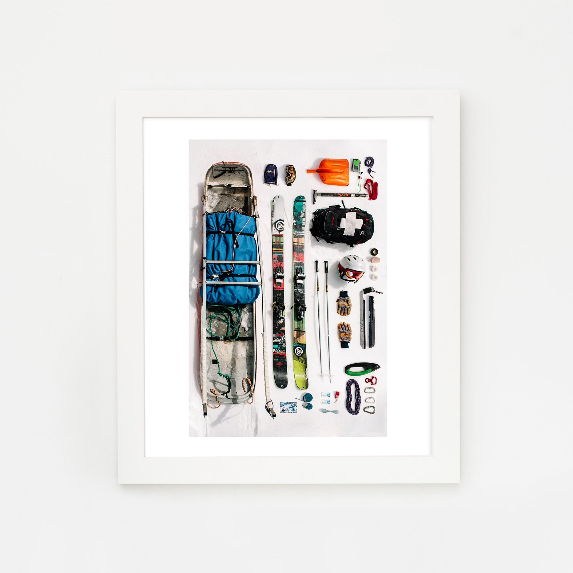 Ski Patroller Art Print