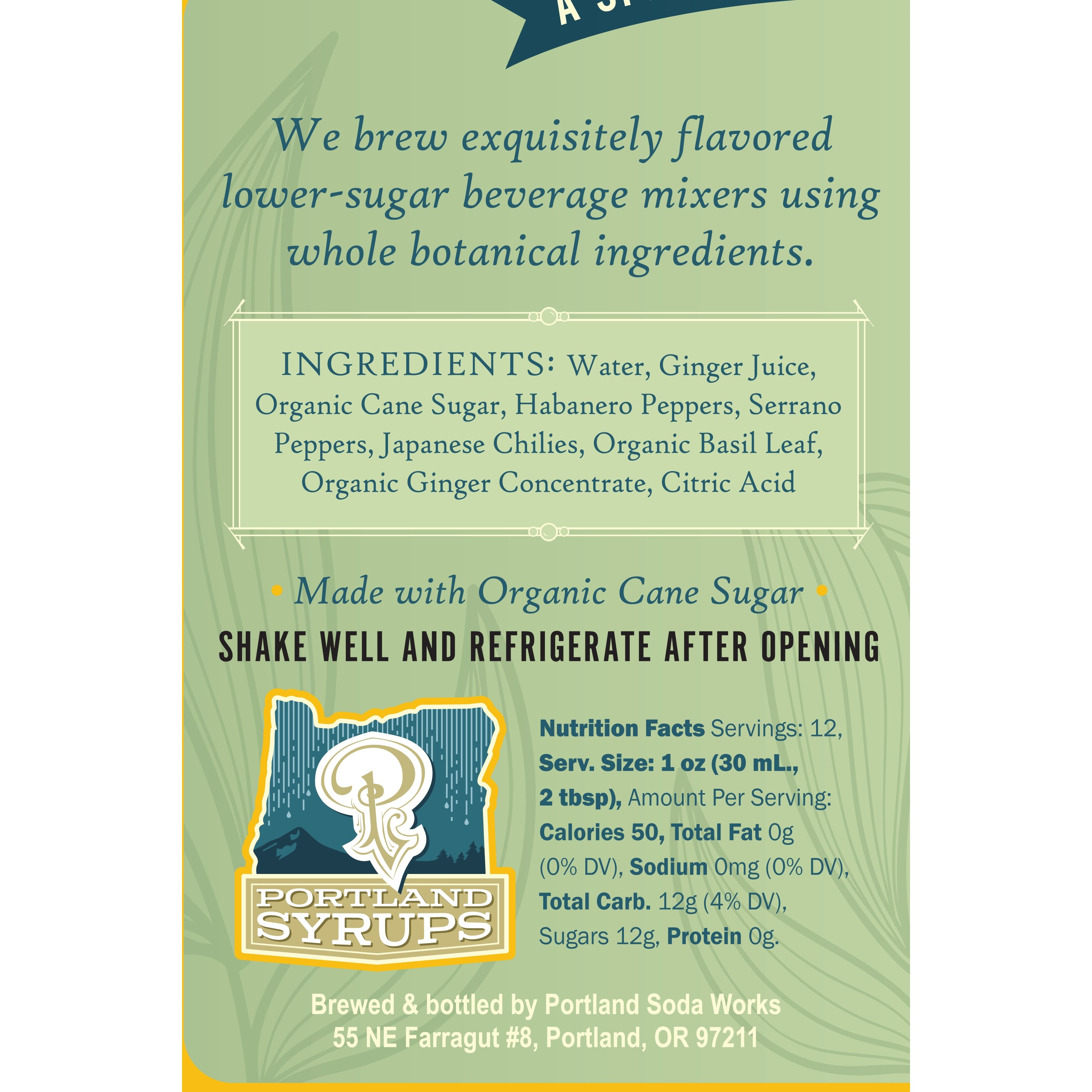 Spicy Ginger Syrup