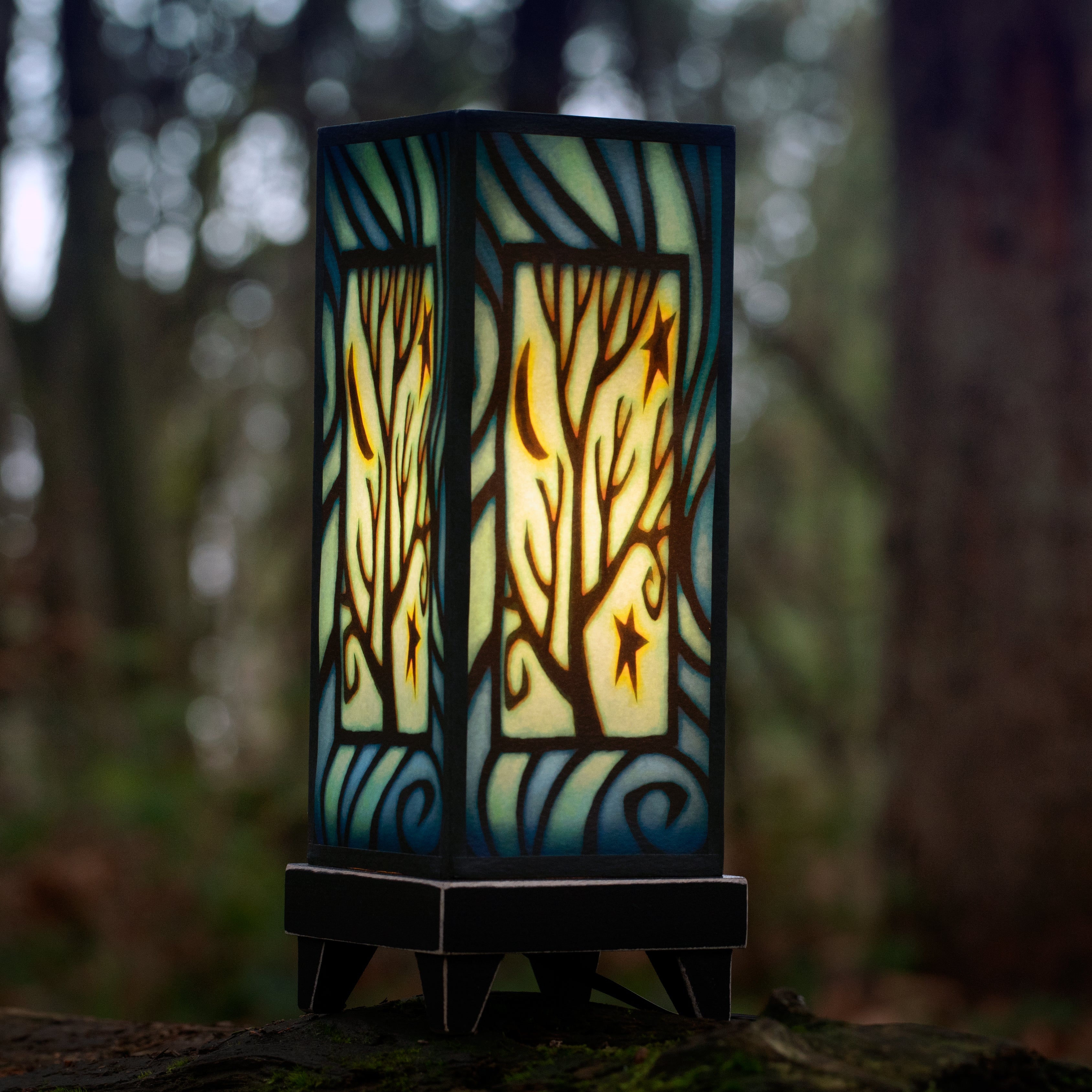 Star and Tree Lamp