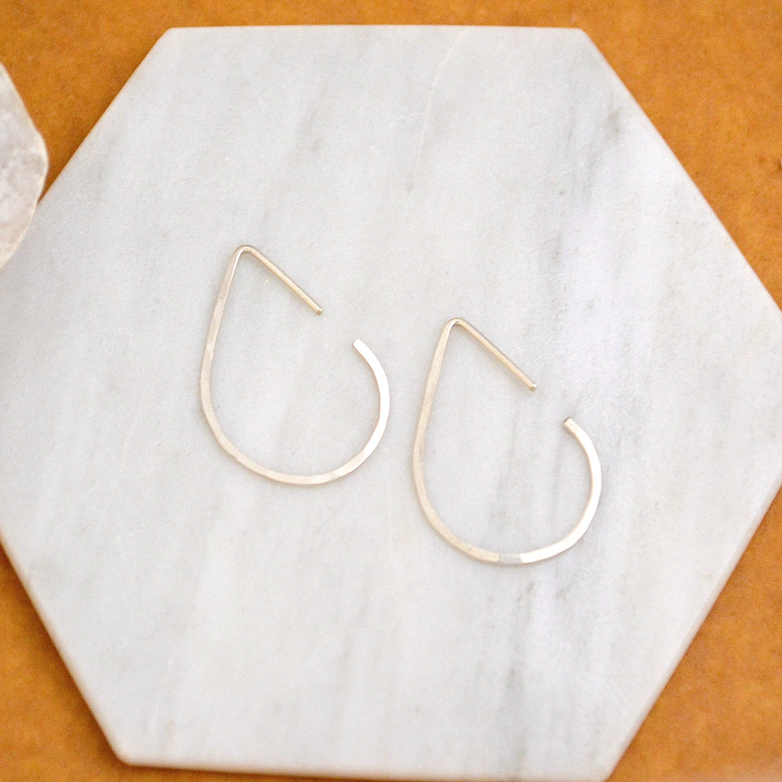 The Point Hoop Earrings