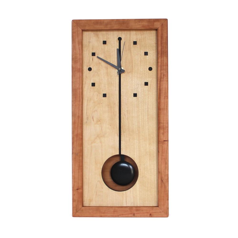 Clock, Tall Box Clock, Squares & Circles