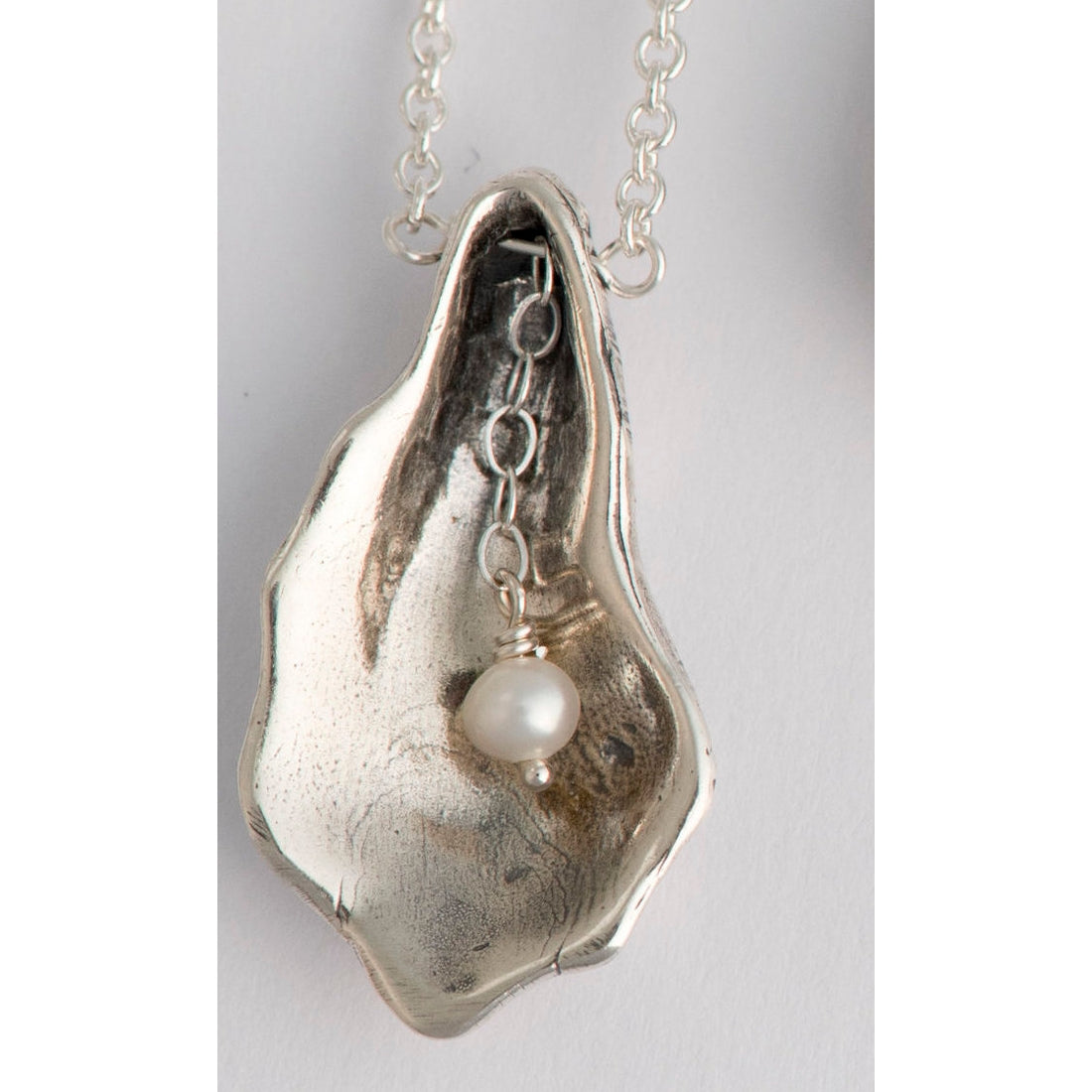 The Oyster Pearl Necklace | Sterling Silver