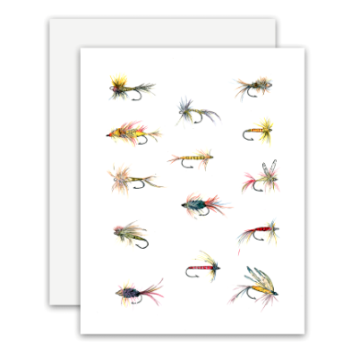 Tied Flies Card