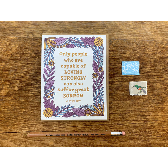 Tolstoy Quote Card