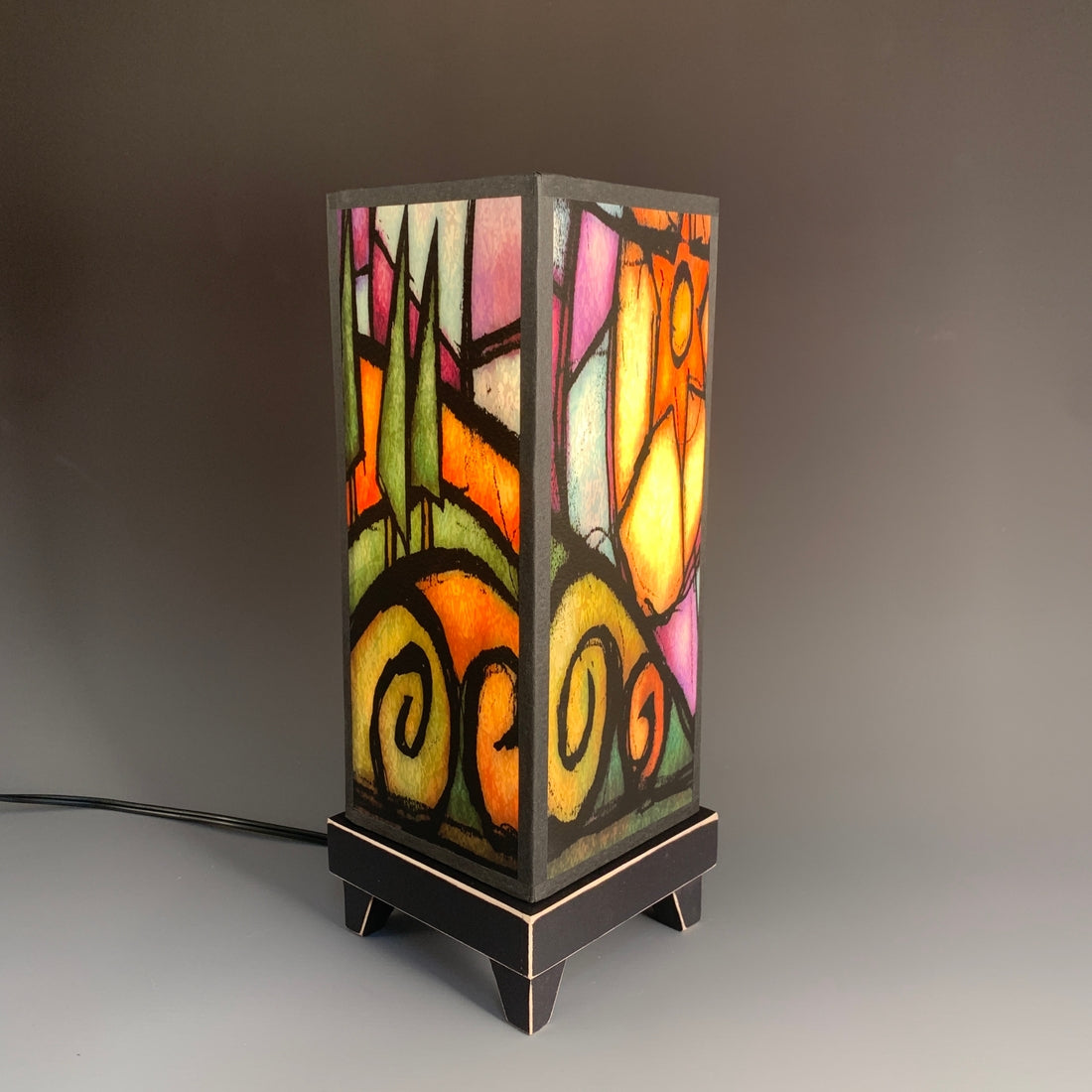 Tree and Hill Lamp