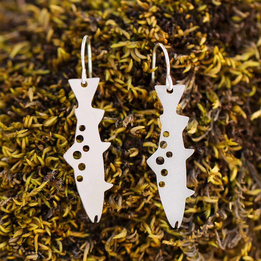 Trout Earrings | Gold