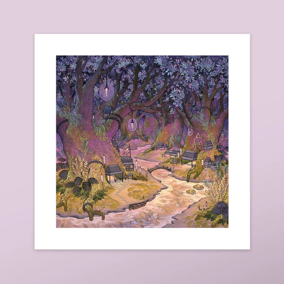 Twilight Mosslands Fine Art Print