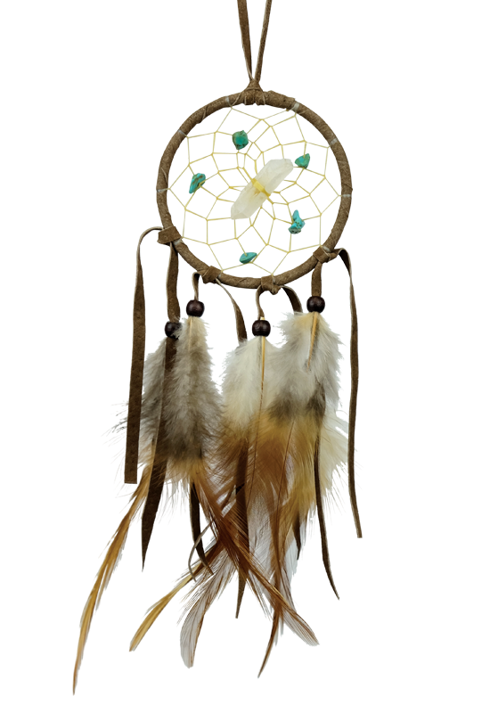 VS11BRN - 2.5" Vision Seeker Dream Catcher - Brown