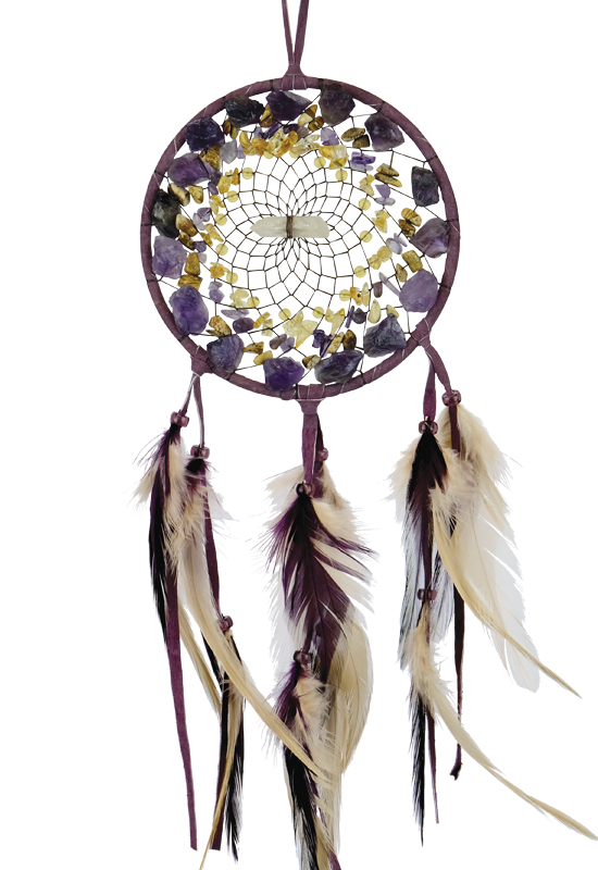 VS51 - 4" Stone Cluster DC -Purple